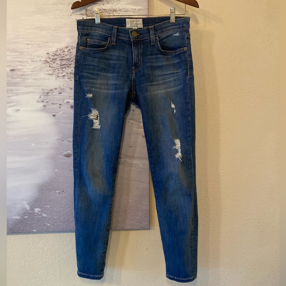 💖 CURRENT/ELLIOT Distressed Jeans Sz 27